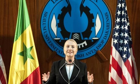 Hillary Clinton in Senegal