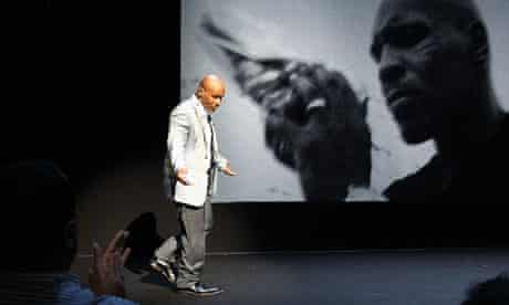 Mike Tyson during the debut of his one man show "Mike Tyson: Undisputed Truth" in New York