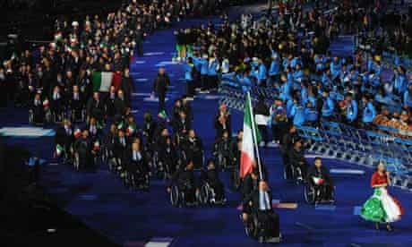 Italian Paralympics team