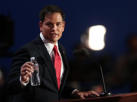 Marco Rubio with Clint Eastwood's water
