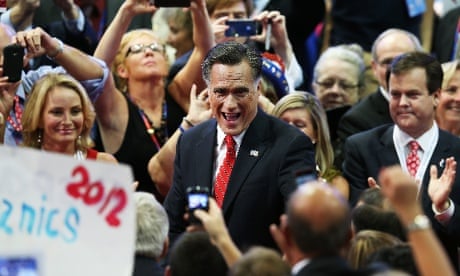 Mitt Romney takes RNC floor