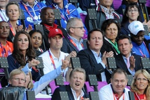wills and kate olympics: super saturday at the Olympic Stadium  