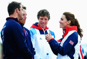 wills and kate olympics: Olympics Day 10 - Sailing