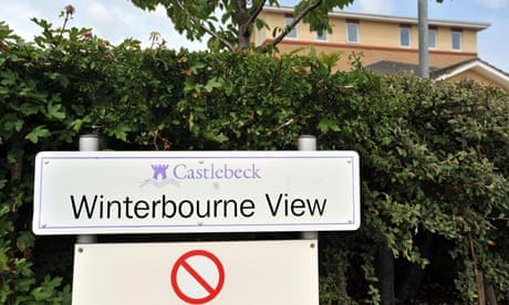 The Winterbourne View residential hospital in Bristol
