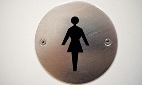 Ladies women's toilet sign