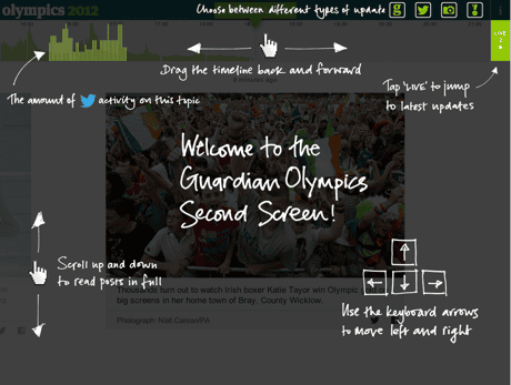 Our orientation screen, which provoked some controversy internally