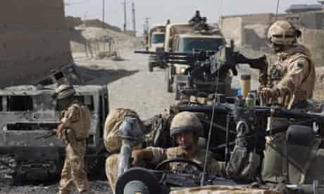 British soldiers in Sangin Valley, Helmand