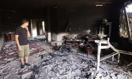 US Libya consulate damage