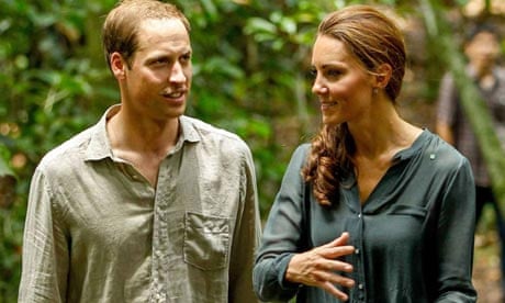 Prince William and Kate, the Duchess of Cambridge, on a tour in Malaysia