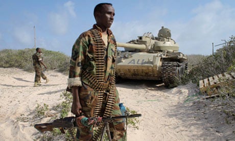 Somali soldier near El-Ma'an 