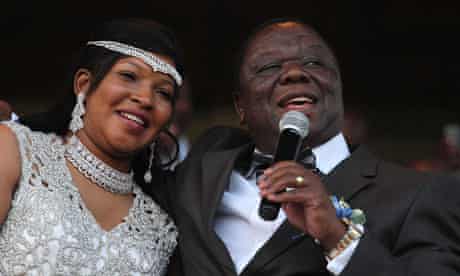 Zimbabwe Prime Minister Tsvangirai marries