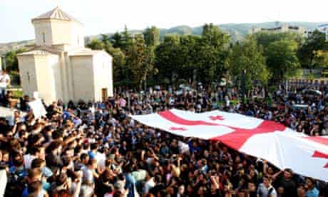 Protest rally in Tbilisi over prison abuse