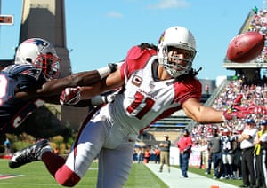 Best of week: Larry Fitzgerald of the Arizona Cardinals is unable to catch the ball