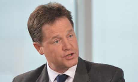 Nick Clegg on The Andrew Marr Show