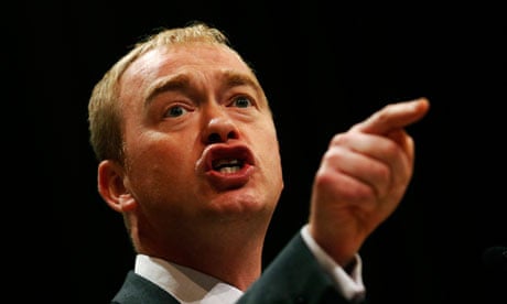 Tim Farron speaks at the Liberal Democrats annual conference in Brighton