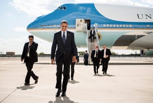 24 hours in pictures: US President Barack Obama arrives in New York