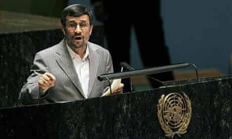 Mahmoud Ahmadinejad at the UN in 2010