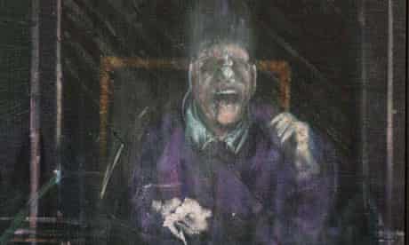 Francis Bacon's Untitled (Pope) (detail)
