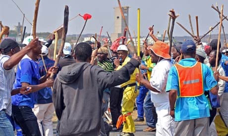 Carletonville miners strike
