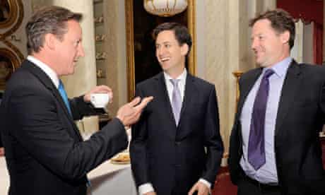 Cameron, Miliband and Clegg