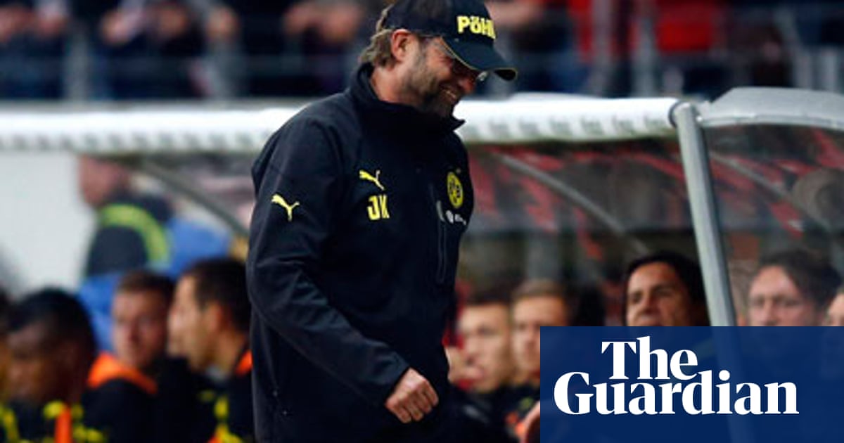 Handsome Jurgen Klopp Pulls Ugly Face As Dortmund Draw At