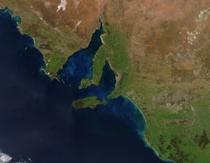 Satellite Eye: phytoplankton blooming off the coast of South Australia