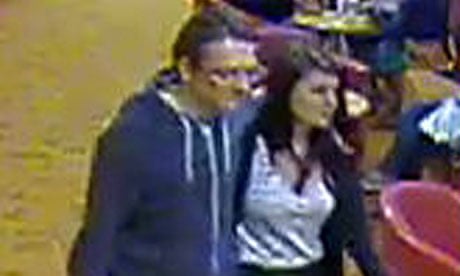 A CCTV image shows Jeremy Forrest and Megan Stammers on board a Dover-to-Calais ferry