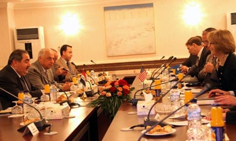 US Assistant Secretary of State for Middle East Elizabeth Jones visit in Baghdad