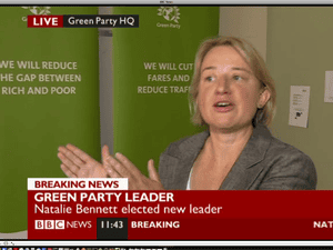 Natalie Bennett, the new Green party leader