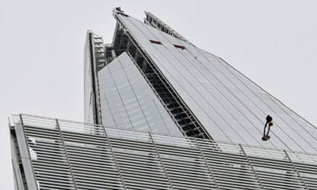 Prince Andrew Abseils From 87th Floor Of Shard Prince Andrew The Guardian