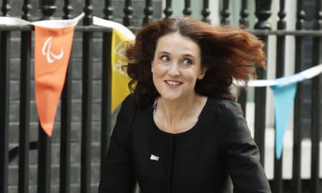 Theresa Villiers arriving at No 10 Downing Street