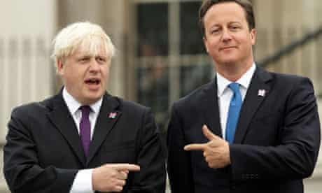 Boris Johnson with David Cameron