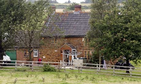 The farmhouse of Tracey and Andy Ferrie who used a gun to defend their home from intruders