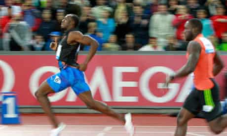 Usain Bolt wins the men's 200m race during the Weltklasse IAAF Diamond League meeting in Zurich