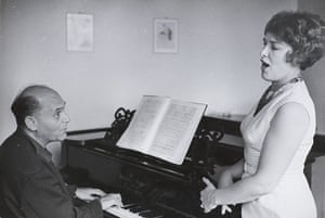 George Solti: Georg Solti in rehearsal with Jo Veasey in Covent Garden 