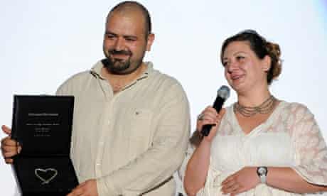 Orwa Nyrabia and his wife, Diana el-Jeiroudi
