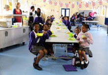 Children at Keyworth Primary School breakfast club