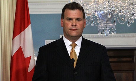 Canada's foreign minister John Baird announced the cutting of diplomatic ties with Iran