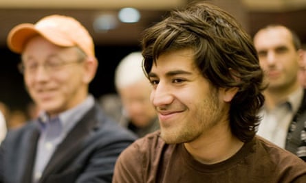 Aaron Swartz internet activist and developer of website Reddit