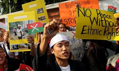 Kachin protesters