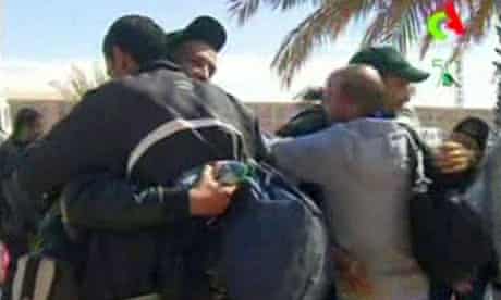 Hostages freed from the gas facility in Algeria