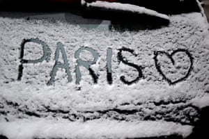 Paris snow: Snow in Paris