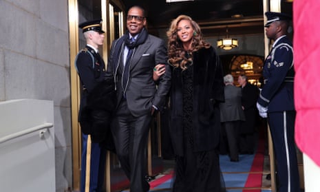 The A-listers arrive: Jay-Z and Beyonce.