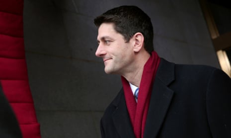 A wistful look from former Vice Presidential candidate Paul Ryan?