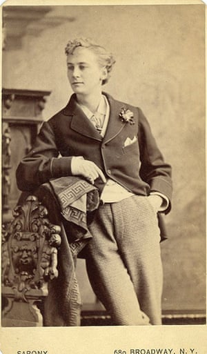 Fanny and Stella: Stella with blonde hair in New York circa 1875