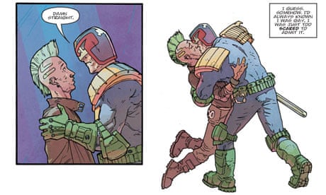 460px x 276px - Judge Dredd may be gay, writers hint | Comics and graphic novels | The  Guardian