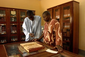 Ahmed Baba Institute: The Ahmed Baba centre holds the library of the Manuscripts of the Desert