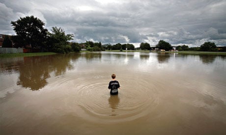 Floods in Thatcham, Berkshire, 2007
