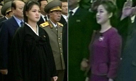 Ri Sol Ju in December 2012 and New Years Day