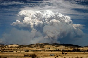 Bushfires: Smoke from a bushfire